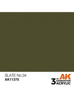 Peinture acrylique Slate No.34 AFV AK-Interactive