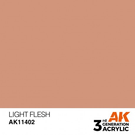 Flacon de peinture Light Flesh AK-Interactive 17ml