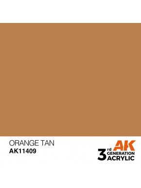 Peinture AK-Interactive Orange Tan pour figurines 17ml