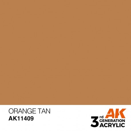 Peinture AK-Interactive Orange Tan pour figurines 17ml