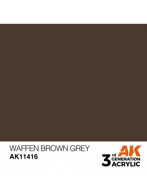 Peinture acrylique Waffen Brown Grey pour modélisme