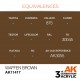 Bouteille de peinture acrylique Waffen Brown par AK-Interactive