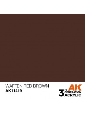 Tinta acrílica marrom avermelhada AK-Interactive