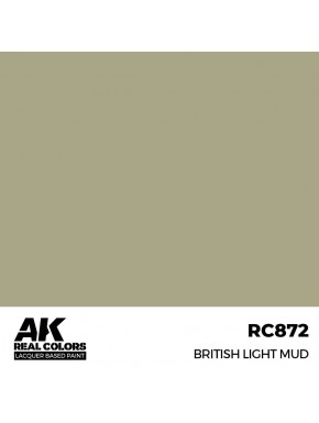 Peinture laque British Light Mud AK-Interactive 17ml