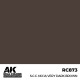 Pintura laca marrón oscuro AK-Interactive 17ml