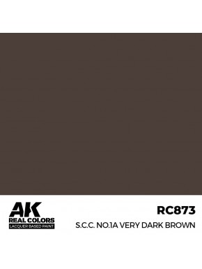 Pintura laca marrón oscuro AK-Interactive 17ml
