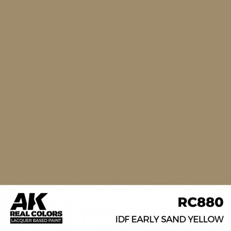 Pintura laca IDF Early Sand Yellow AK-Interactive