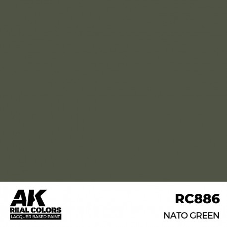 Bote de pintura AK-Interactive color NATO Green