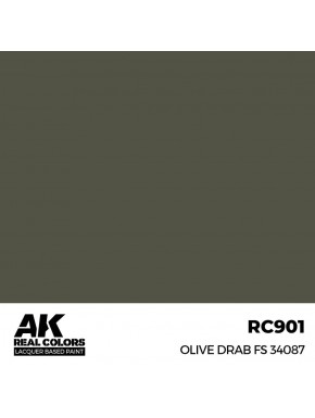 Peinture laque Olive Drab FS 34087 d'AK-Interactive