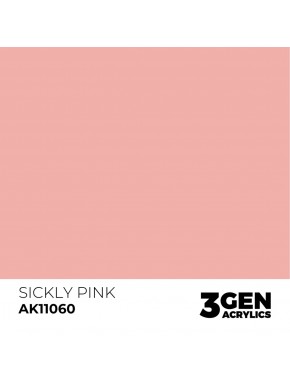 Peinture acrylique rose Sickly Pink AK-Interactive