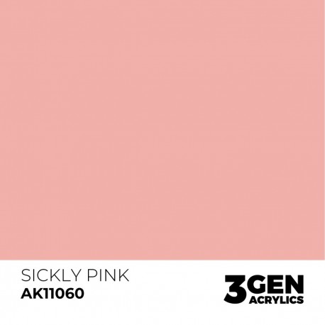 Peinture acrylique rose Sickly Pink AK-Interactive
