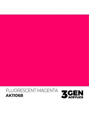 Peinture magenta fluorescent AK-Interactive 17ml