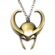 Pingente Capacete Loki de Bronze