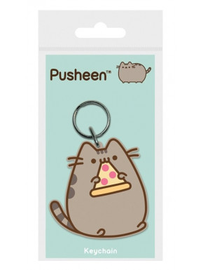 Llavero caucho Pusheen Pizza