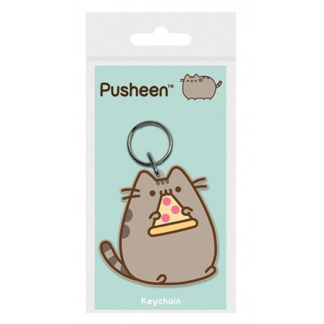 Keychain rubber Pusheen Pizza