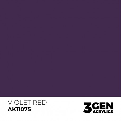 Tinta acrílica Violet Red AK-Interactive