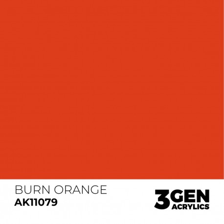 Pintura acrílica color Burn Orange AK-Interactive
