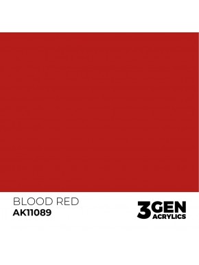Peinture acrylique Blood Red 17ml d'AK-Interactive