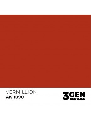 Peinture acrylique Vermillion AK-Interactive 17ml