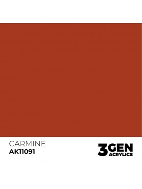 Peinture acrylique Carmine AK-Interactive 17ml