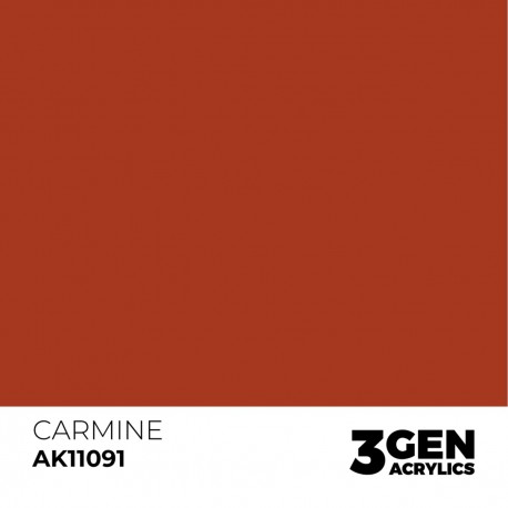 Peinture acrylique Carmine AK-Interactive 17ml