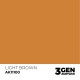 Tinta acrílica Light Brown 17ml de AK-Interactive