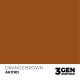Flacon de peinture acrylique Orange Brown AK-Interactive