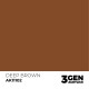 Flacon de peinture acrylique Deep Brown Intense de AK-Interactive