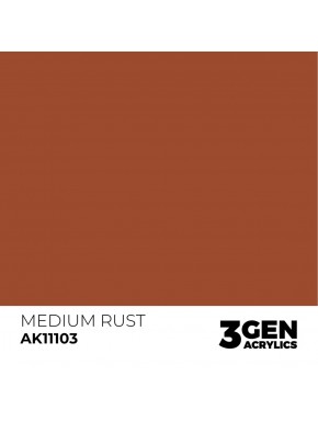 Peinture acrylique Medium Rust AK-Interactive 17ml
