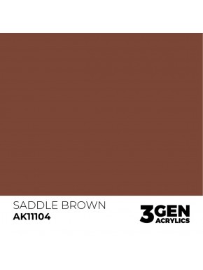 Flacon de peinture acrylique Saddle Brown AK-Interactive