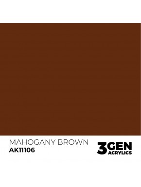 Bouteille de peinture acrylique Mahogany Brown AK-Interactive