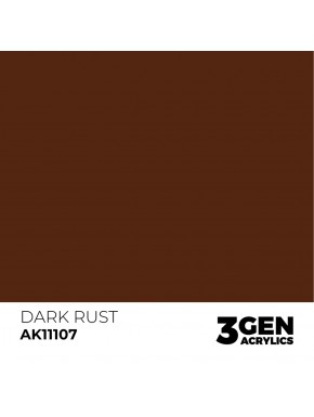 Flacon de peinture acrylique Dark Rust 17ml AK-Interactive