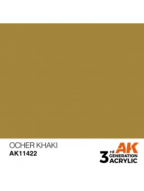 Bouteille de peinture acrylique Ocher Khaki AK Interactive