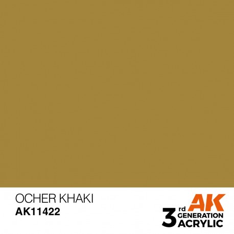 Bote de pintura acrílica Ocher Khaki AK Interactive