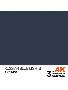 Bouteille de peinture Russian Blue Lights AK-Interactive