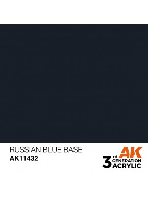 Peinture pour modélisme Russian Blue Base AK-Interactive