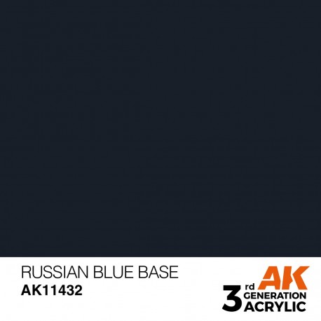 Pintura Russian Blue Base AK-Interactive para modelismo