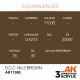Pintura acrílica marrón S.C.C. No.2 AFV AK-Interactive
