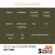Peinture acrylique Olive Drab d'AK-Interactive 17ml