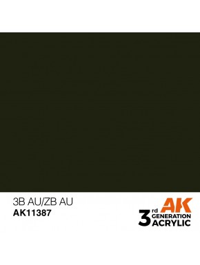 Peinture acrylique vert foncé 3B AU/ZB AU AK-Interactive
