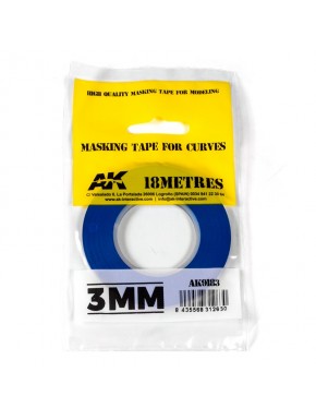 Ruban de masquage bleu 3mm AK-Interactive