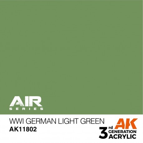 Tinta WWI German Light Green da AK-Interactive