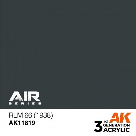Bouteille de peinture acrylique RLM 66 d'AK-Interactive
