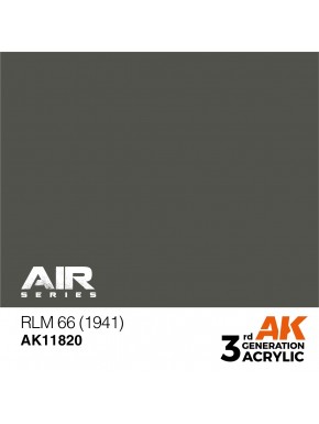 Bouteille de Peinture Acrylique RLM 66 d'AK-Interactive 17ml