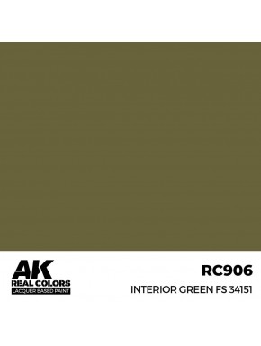 Peinture laque vert olive FS 34151 AK-Interactive