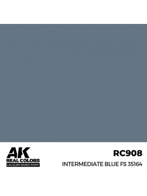 Bouteille de peinture bleu Intermediate Blue FS 35164 AK-Interactive