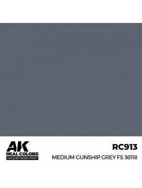Pintura AK-Interactive Medium Gunship Grey FS 36118