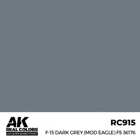 Pintura laca F-15 Dark Grey Mod Eagle RC915
