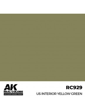 Peinture AK-Interactive US Interior Yellow Green RC929