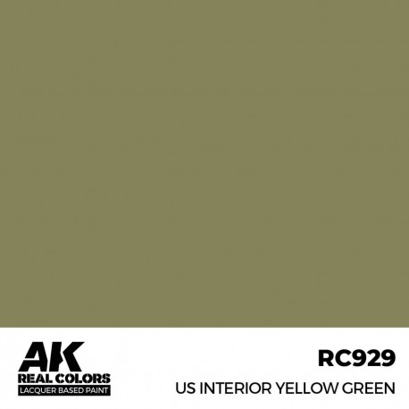 Pintura AK-Interactive US Interior Yellow Green RC929